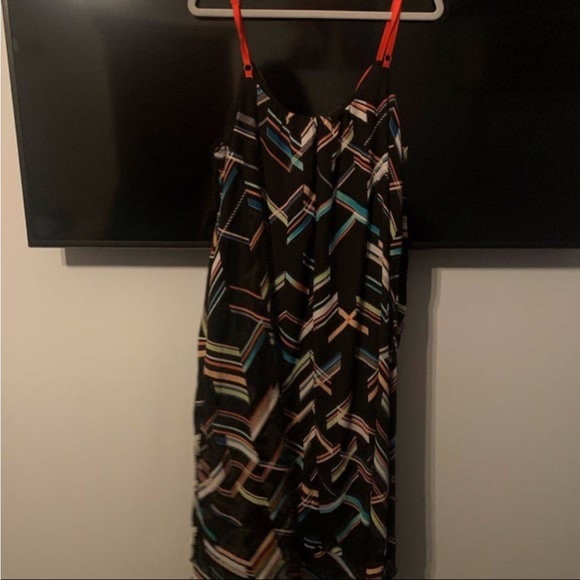 Red Multi Handkerchief Dress - Picture 4 of 4